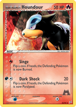 Team Magma's Houndour #35 Team Magma vs Team Aqua