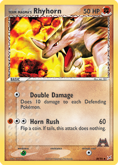 Team Magma's Rhyhorn #38 Team Magma vs Team Aqua