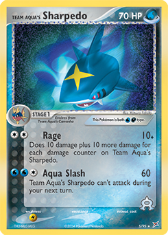 Team Aqua's Sharpedo #5 PSA 10