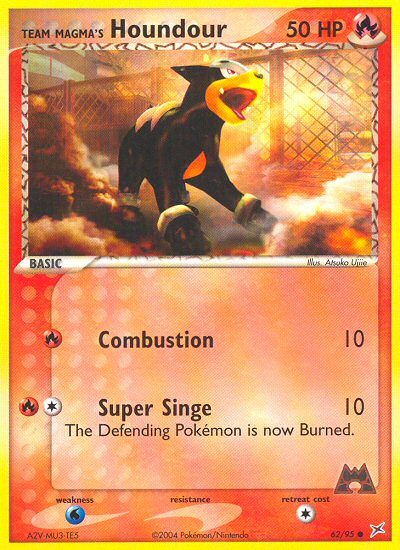 Team Magma's Houndour #62 Team Magma vs Team Aqua
