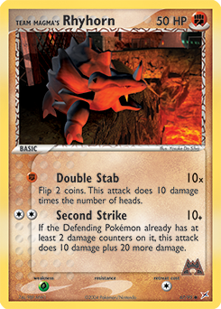 Team Magma's Rhyhorn #67 Team Magma vs Team Aqua