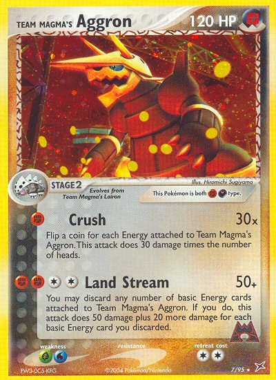 Team Magma's Aggron #7 Team Magma vs Team Aqua