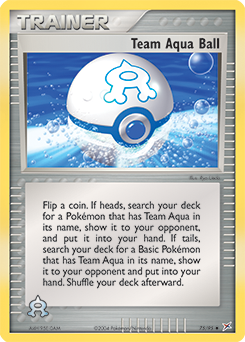 Team Aqua Ball #75 Team Magma vs Team Aqua