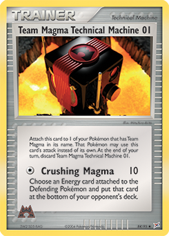 Team Magma Technical Machine 01 #84 Team Magma vs Team Aqua