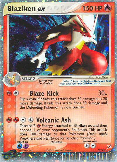 Blaziken ex #89 Team Magma vs Team Aqua
