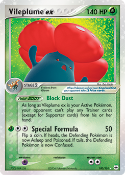 Vileplume ex #100 Hidden Legends