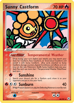 Sunny Castform #26 Hidden Legends