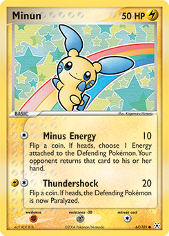 Minun #67 Hidden Legends