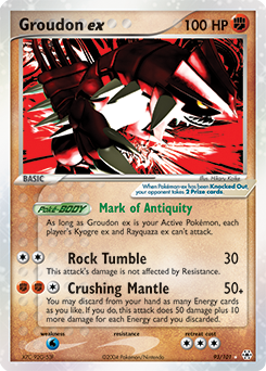 Groudon ex #93 Hidden Legends