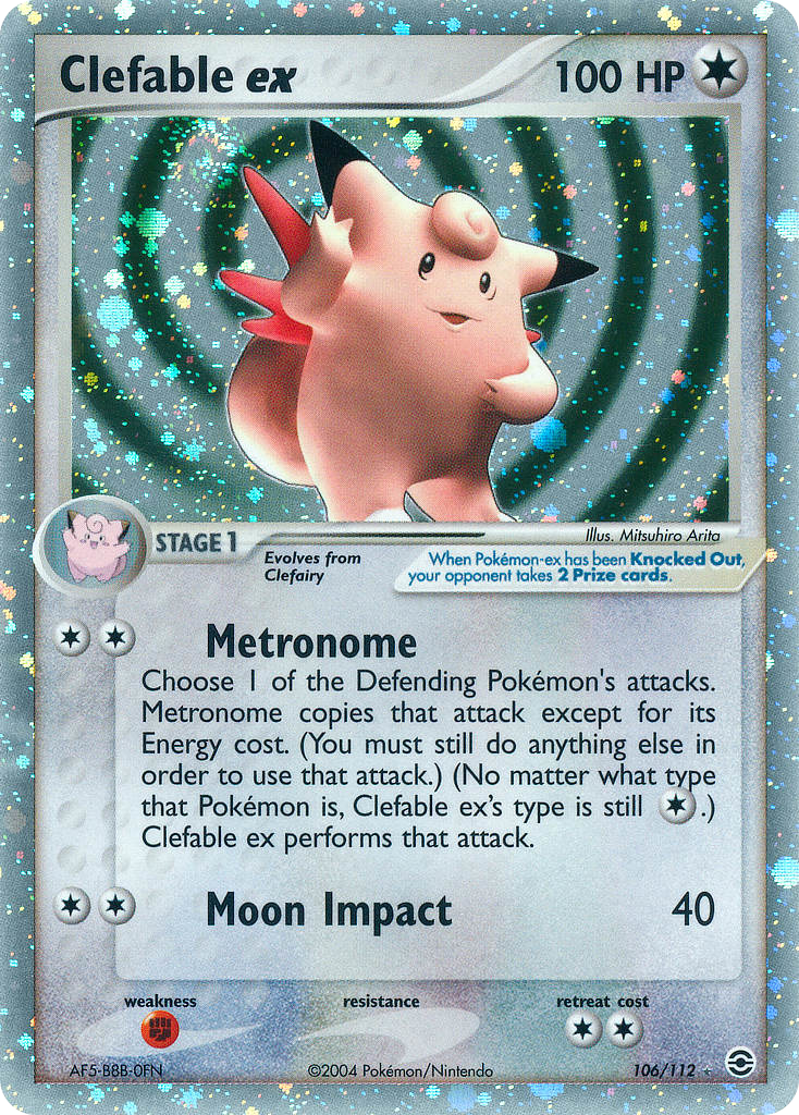 Clefable ex #106 FireRed & LeafGreen