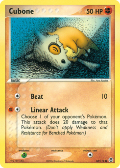 Cubone #60 FireRed & LeafGreen
