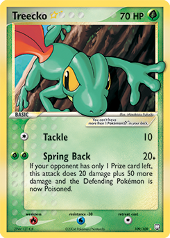 Treecko ★ #109 Team Rocket Returns