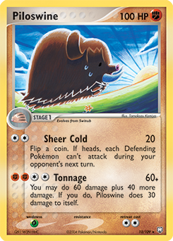 Piloswine #13 Team Rocket Returns