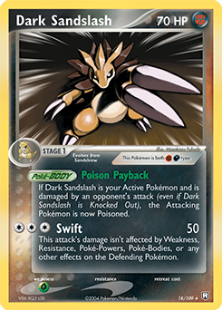 Dark Sandslash #18 Team Rocket Returns