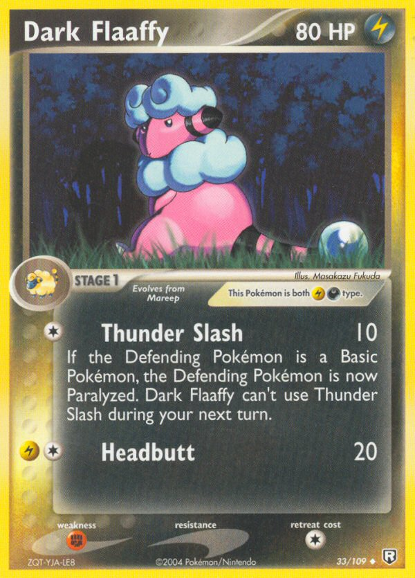 Dark Flaaffy #33 Team Rocket Returns