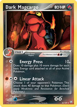 Dark Magcargo #38 Team Rocket Returns