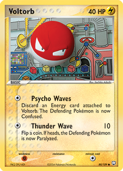Voltorb #80 Team Rocket Returns