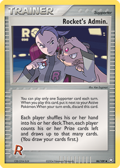 Rocket's Admin. #86 Team Rocket Returns