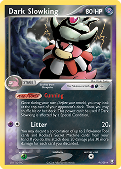 Dark Slowking #9 Team Rocket Returns