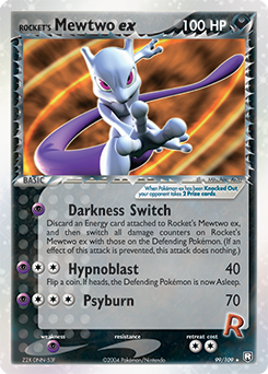 Rocket's Mewtwo ex #99 Team Rocket Returns