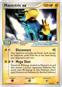 Manectric ex #101 Deoxys