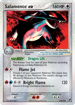 Salamence ex #103 Deoxys
