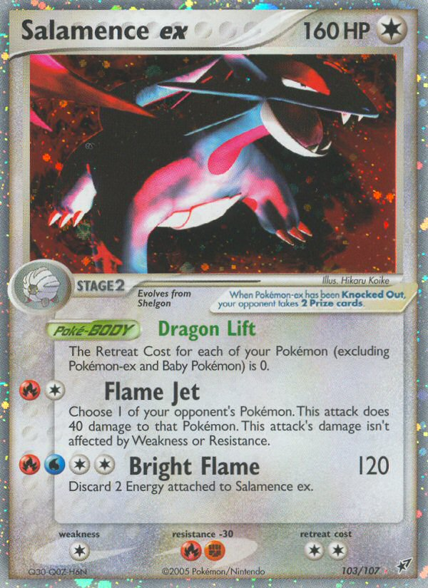 Salamence ex #103 Deoxys