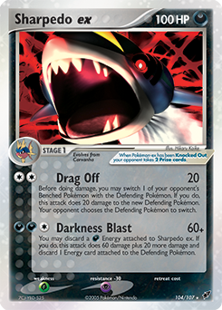 Sharpedo ex #104 Deoxys