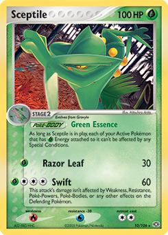 Sceptile #10 Emerald