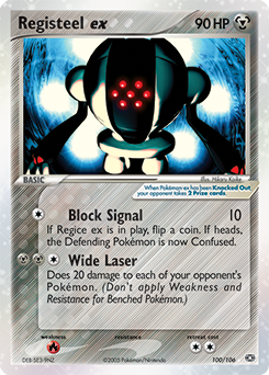 Registeel ex #100 Emerald
