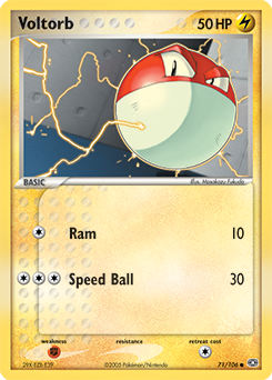 Voltorb #71 Emerald