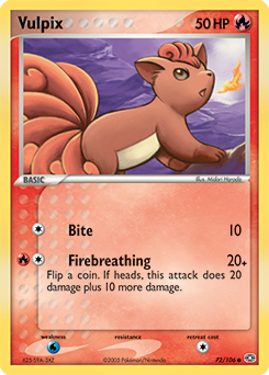 Vulpix #72 Emerald