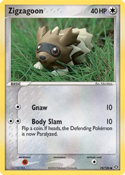 Zigzagoon #74 Emerald