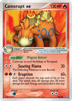 Camerupt ex #92 Emerald