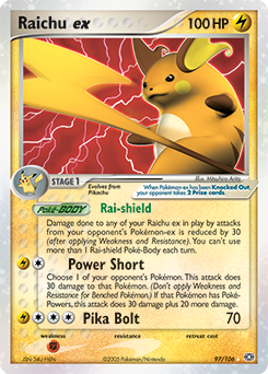 Raichu ex #97 Emerald