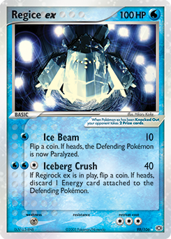 Regice ex #98 Emerald