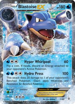 Blastoise-EX #17 Generations