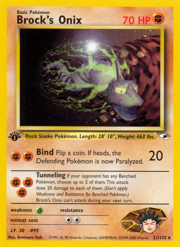Brock's Onix #21 Gym Heroes