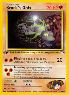 Brock's Onix #21 Gym Heroes