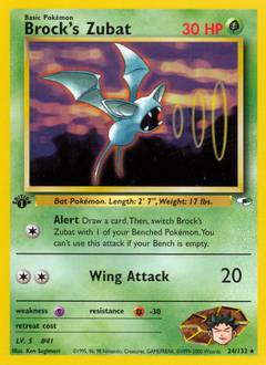 Brock's Zubat #24 Gym Heroes