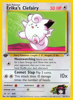Erika's Clefairy #25 Gym Heroes