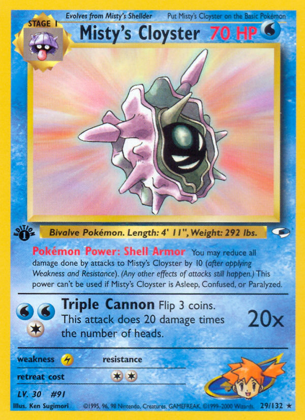Misty's Cloyster #29 Gym Heroes