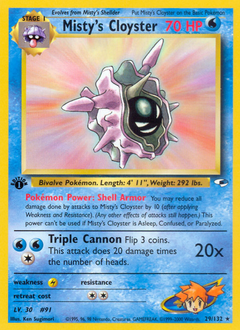 Misty's Cloyster #29 Gym Heroes