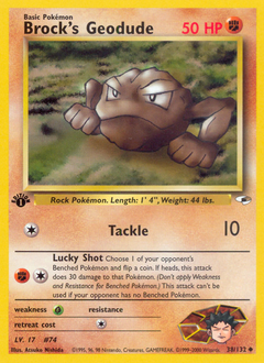 Brock's Geodude #38 Gym Heroes