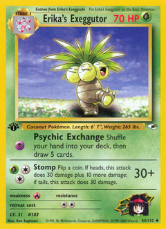 Erika's Exeggutor #44 PSA 10