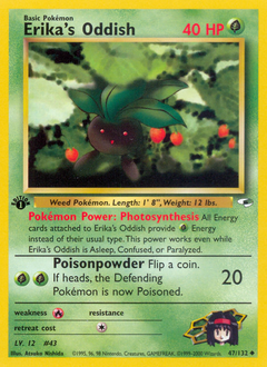 Erika's Oddish #47 Gym Heroes