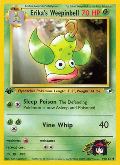 Erika's Weepinbell Gym Heroes #49