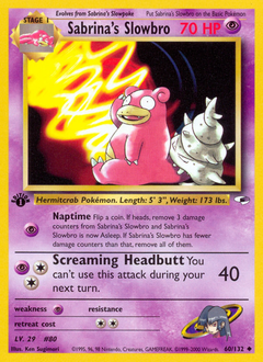 Sabrina's Slowbro #60 PSA 10