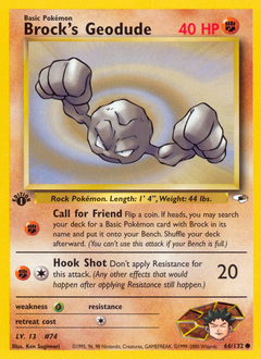 Brock's Geodude #66 Gym Heroes