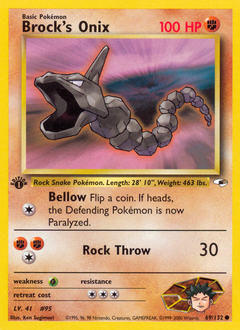 Brock's Onix #69 Gym Heroes